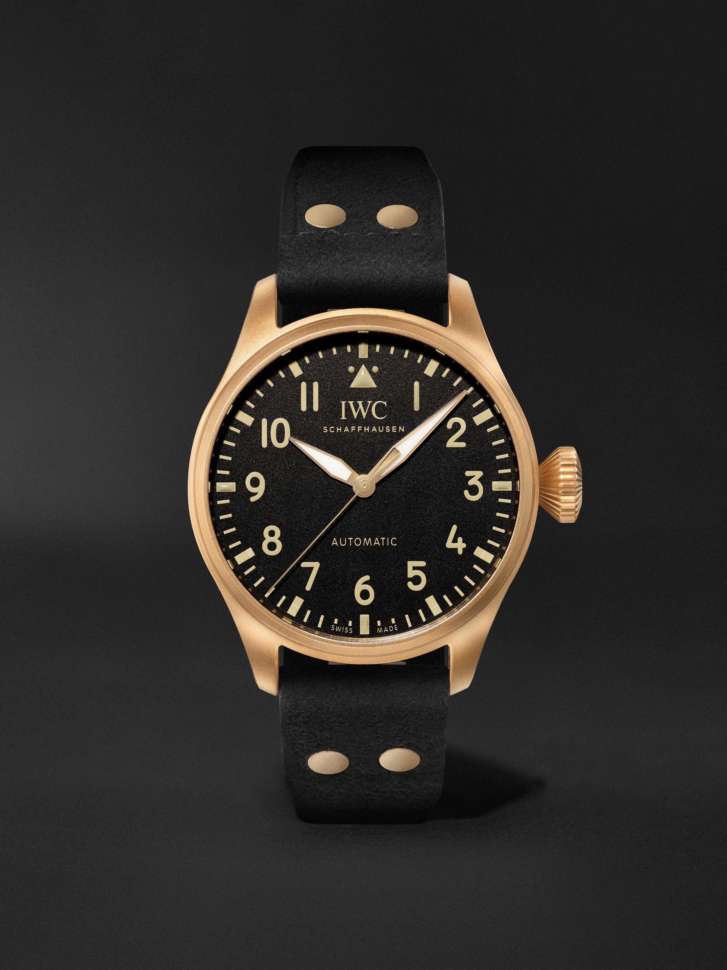 Iwc big 2024 pilot rose gold