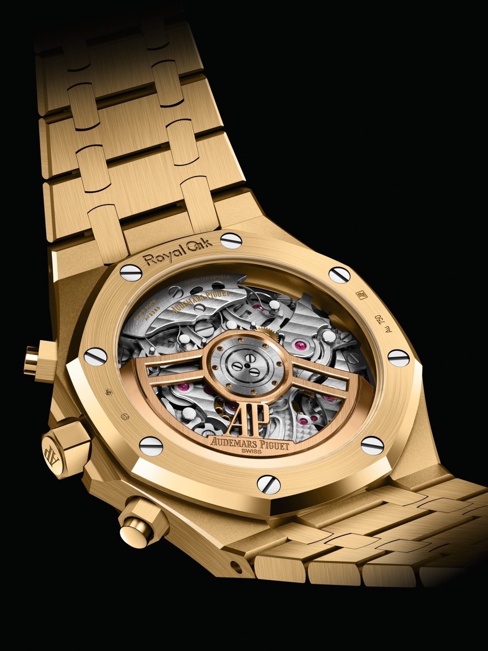 Audemars Piguet Royal Oak Selfwinding Chronographs in Frosted Gold