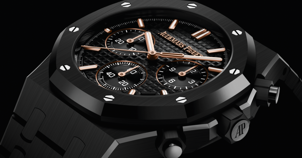 Audemars piguet hot sale all black