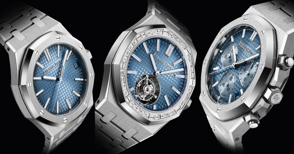 Audemars Piguet Royal Oak Chronograph 41mm in White Gold with Baguette-Cut  Blue Sapphires – Posts – Timekeepers Club