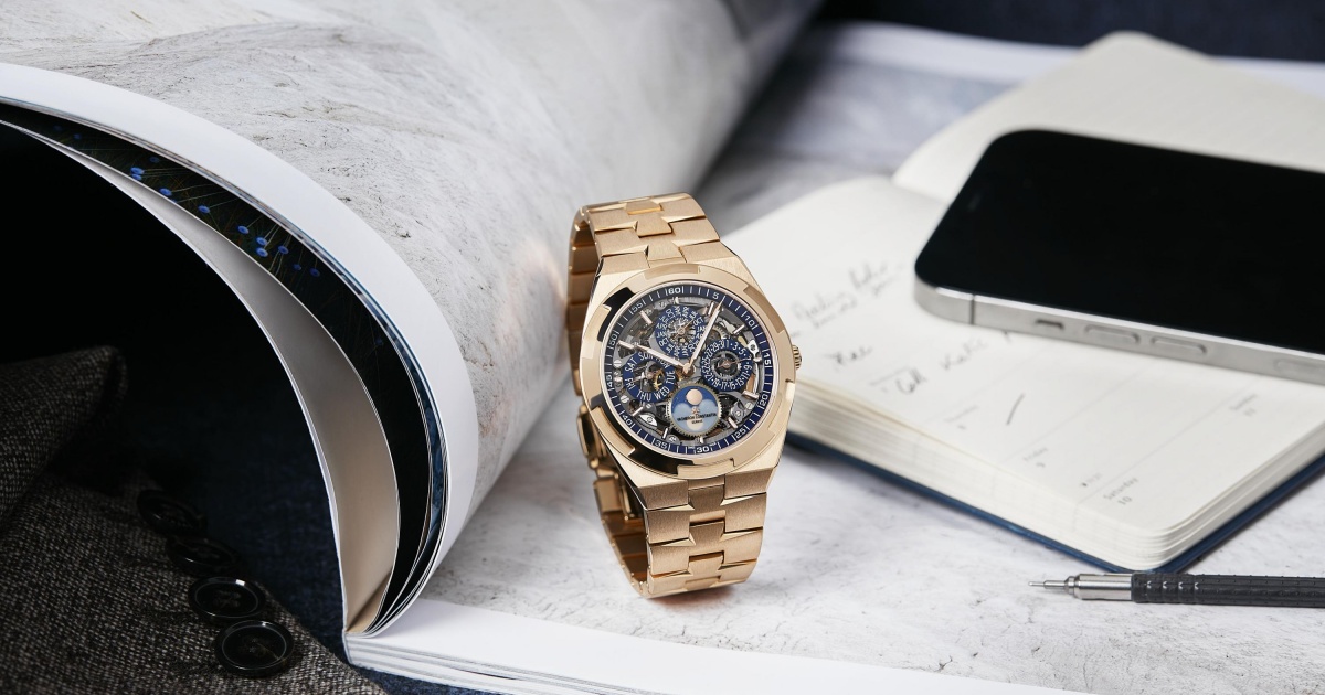 Vacheron Constantin Overseas Chronograph 18K Rose Gold 22K